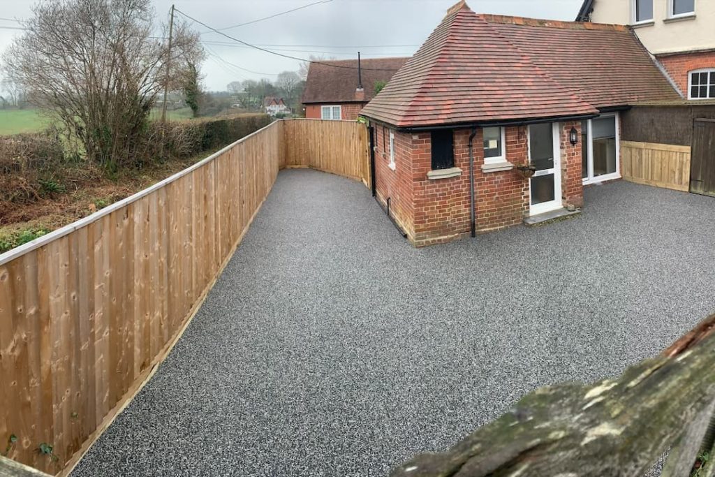 Resin driveway