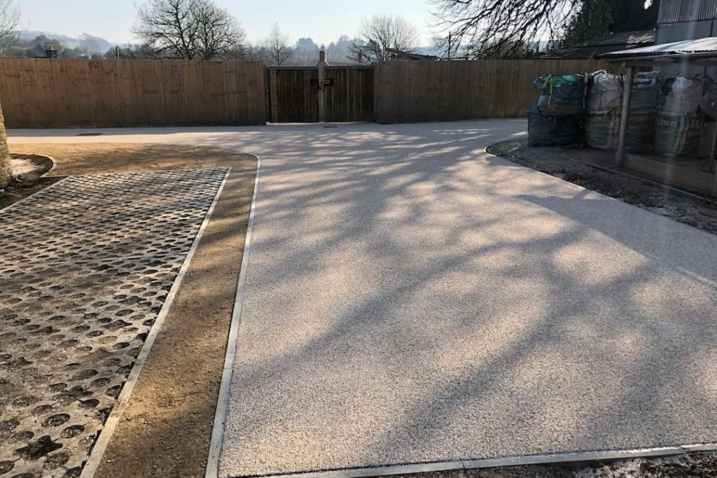 High Friction surface driveway