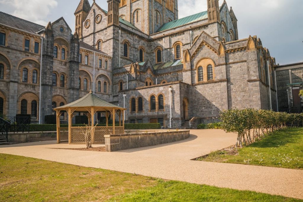 Resin surfacing at Buckfast Abbey